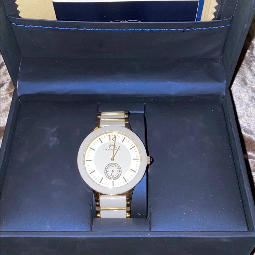 Chic ivory Porsamo Bleu watch.